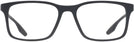 Square Matte Black Prada Sport 01LV L Progressive No-Lines View #2