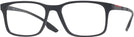 Square Matte Black Prada Sport 01LV L Progressive No-Lines View #1