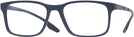 Square Matte Blue Prada Sport 01LV L Single Vision Full Frame View #1