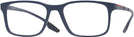 Square Matte Blue Prada Sport 01LV L Progressive No-Lines View #1