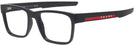 Square Matte Black Prada Sport 02PV Single Vision Full Frame View #1