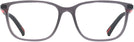 Rectangle Transparent Anthracite Prada Sport 02RV Single Vision Full Frame View #2