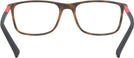 Rectangle Dark Havana Rubbered Prada Sport 03QV Single Vision Full Frame View #4