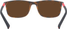 Rectangle Dark Havana Rubbered Prada Sport 03QV Progressive Reading Sunglasses View #4