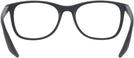 Square Black Rubber Prada Sport 05PV Single Vision Full Frame View #4