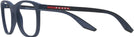 Square Rubber Blue Prada Sport 05PV Single Vision Full Frame View #3