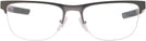 Rectangle Matte Grey Prada Sport 51QV Progressive No-Lines View #2