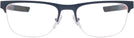 Rectangle Matte Blue Prada Sport 51QV Progressive No-Lines View #2