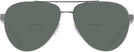 Aviator Silver Prada Sport 52YS Bifocal Reading Sunglasses View #2