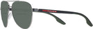 Aviator Silver Prada Sport 52YS Bifocal Reading Sunglasses View #3