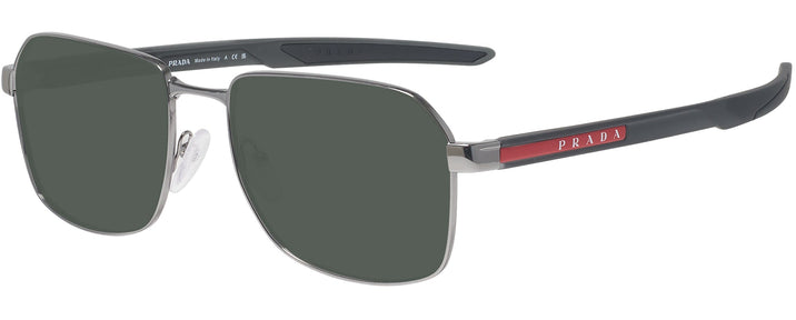 Rectangle Gunmetal Prada Sport 54WS Progressive Reading Sunglasses View #1