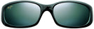 Rectangle Blk &amp; Blue/Grey Lens Maui Jim Punchbowl 219 View #2