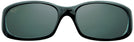 Rectangle Blk &amp; Blue/Grey Lens Maui Jim Punchbowl 219 Bifocal Reading Sunglasses View #2