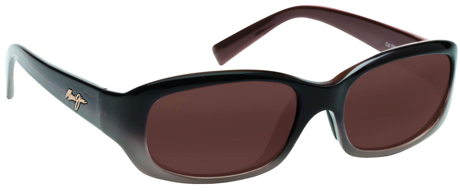 Chocolate/HCL Lens Maui Jim Punchbowl 219 Bifocal Reading 