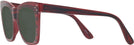 Wayfarer Red Striated Carpe Diem Bifocal Reading Sunglasses View #3