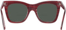 Wayfarer Red Striated Carpe Diem Bifocal Reading Sunglasses View #4