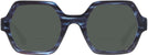 Square Dark Blue Dead Ringer Bifocal Reading Sunglasses View #2
