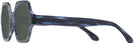 Square Dark Blue Dead Ringer Bifocal Reading Sunglasses View #3