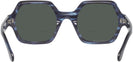 Square Dark Blue Dead Ringer Bifocal Reading Sunglasses View #4