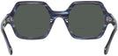 Square Dark Blue Dead Ringer Bifocal Reading Sunglasses View #4