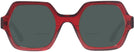 Square Red Dead Ringer Bifocal Reading Sunglasses View #2