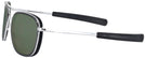 Aviator Bright Chrome Aviator Inlay Progressive No Line Reading Sunglasses View #3