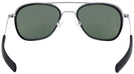 Aviator Bright Chrome Aviator Inlay Progressive No Line Reading Sunglasses View #4
