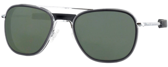 Aviator Bright Chrome Aviator Inlay Progressive No Line Reading Sunglasses View #1