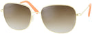 Square Champagne Cecil w/ Gradient Progressive Reading Sunglasses View #1