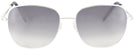 Square Satin Silver Cecil w/ Gradient Progressive Reading Sunglasses View #2