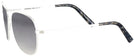 Square Satin Silver Cecil w/ Gradient Progressive Reading Sunglasses View #3