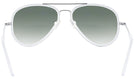 Aviator Bright Chrome Concorde Inlay w/ Gradient Bifocal Reading Sunglasses View #4