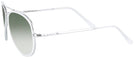 Aviator Bright Chrome Concorde Inlay w/ Gradient Progressive Reading Sunglasses View #3