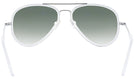 Aviator Bright Chrome Concorde Inlay w/ Gradient Progressive Reading Sunglasses View #4