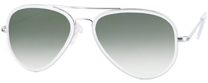 Aviator Bright Chrome Concorde Inlay w/ Gradient Progressive Reading Sunglasses View #1