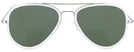 Aviator Bright Chrome Concorde Inlay Progressive Reading Sunglasses View #2