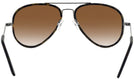 Aviator Gunmetal Concorde Inlay w/ Gradient Progressive Reading Sunglasses View #4
