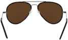 Aviator Gunmetal Concorde Inlay Progressive Reading Sunglasses View #4