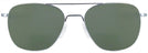 Aviator Matte Chrome Aviator XL Progressive Reading Sunglasses View #2