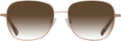 Square Blush Gold Cecil w/ Gradient Progressive Reading Sunglasses View #2