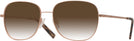 Square Blush Gold Cecil w/ Gradient Progressive Reading Sunglasses View #1