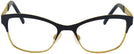 Square Black/Gold Savoy Computer Style Progressive View #2