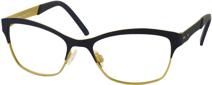 Square Black/Gold Savoy Computer Style Progressive View #1