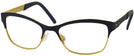 Square Black/Gold Savoy Computer Style Progressive View #1