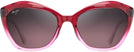 Cat Eye Raspberry/Maui Rose Lens Maui Jim Lotus 827 View #2