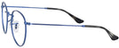 Round Sand Transparent Blue Ray-Ban 3447V Bifocal View #3