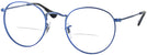 Round Sand Transparent Blue Ray-Ban 3447V Bifocal View #1
