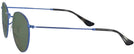 Round Sand Transparent Blue Ray-Ban 3447V Bifocal Reading Sunglasses View #3