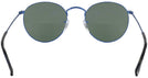 Round Sand Transparent Blue Ray-Ban 3447V Bifocal Reading Sunglasses View #4