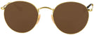 Round Gold Ray-Ban 3447V Progressive Reading Sunglasses View #2